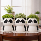 Panda Planter Set of 3