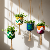 Wave Hanging Planter Set of 4