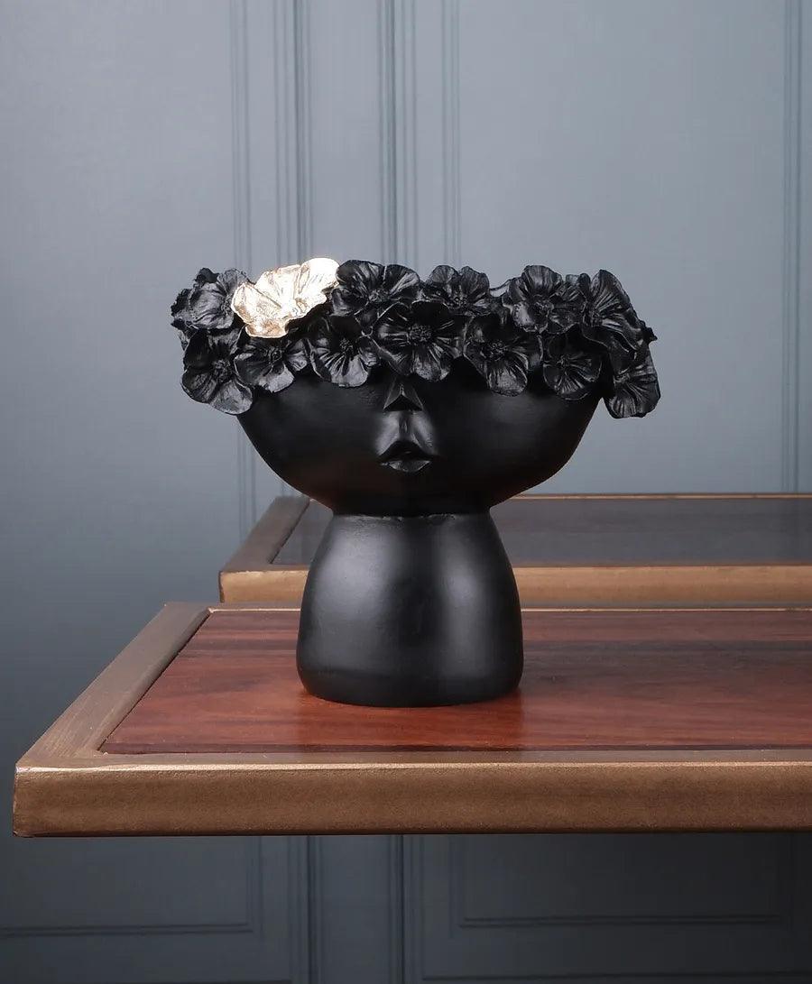 Black vase Sculpture - Decor Things