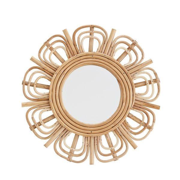 Flower Petal Cane Mirror - Decor Things