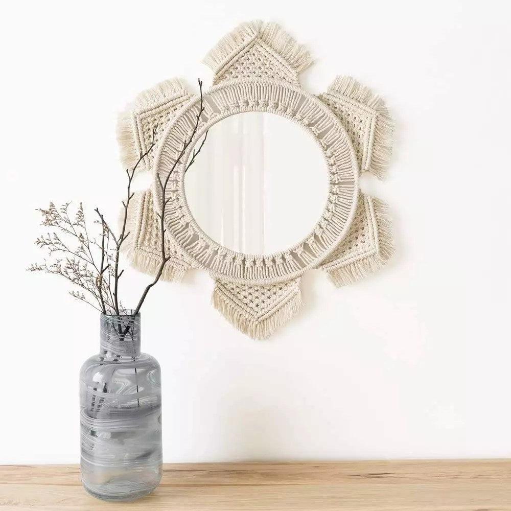 Boho Fringe Mirror - Decor Things