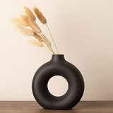 Black Donut Vase - Decor Things