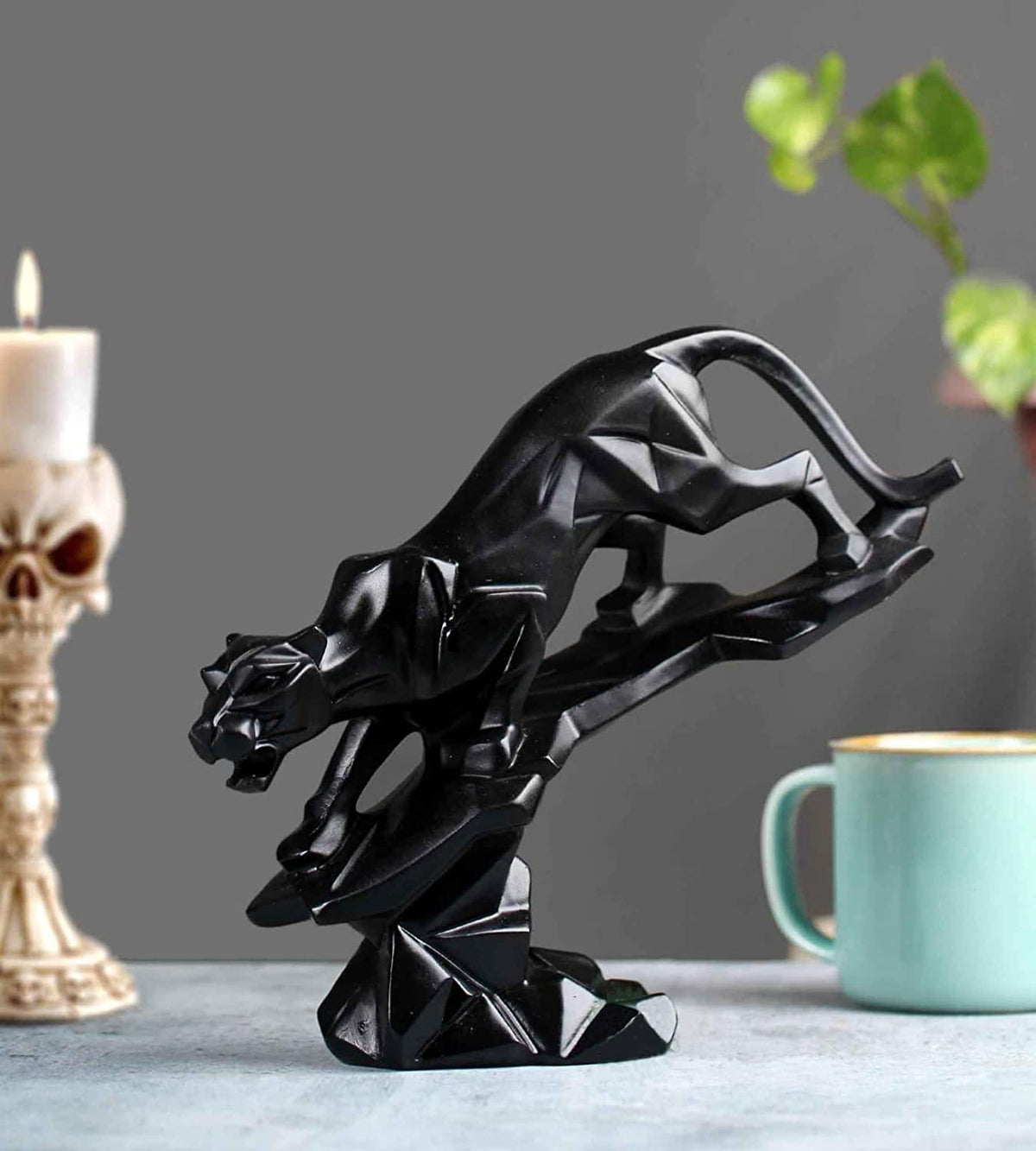 Black Jaguar Showpiece - Decor Things