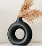 Black Donut Vase - Decor Things