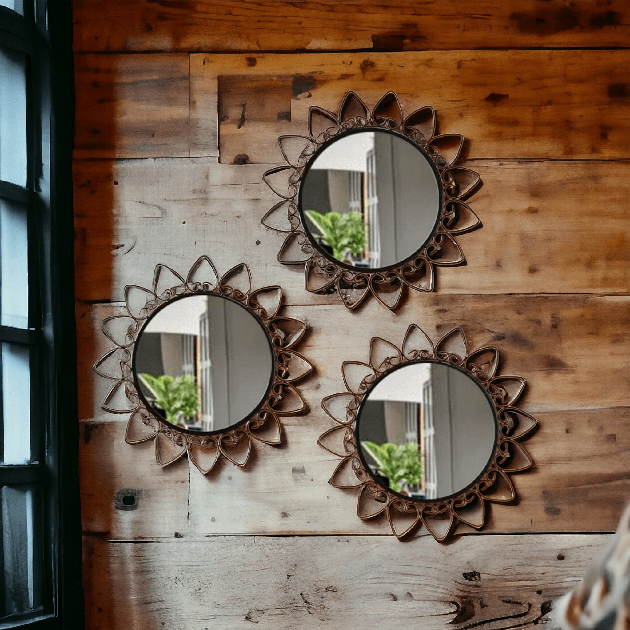 Antique Mirror (Set of 3) - Decor Things