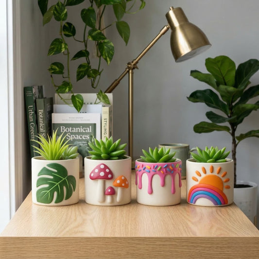 Happy Garden Planter (set of 4)