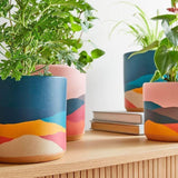 Abstract Pink Planter (Set of 4) - Decor Things