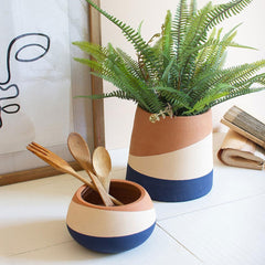 Blue Flower Pot (Set of 2) - Decor Things