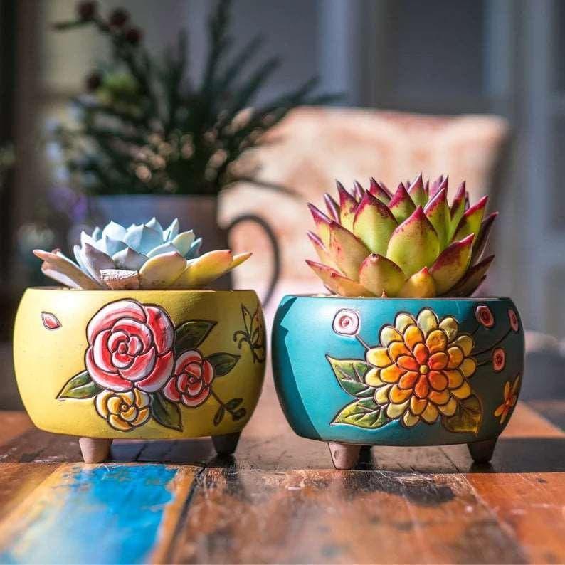 Cactus Clay Planter - Decor Things