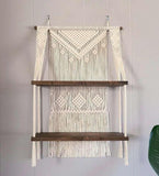 MACRAME DOUBLE SHELF - Decor Things