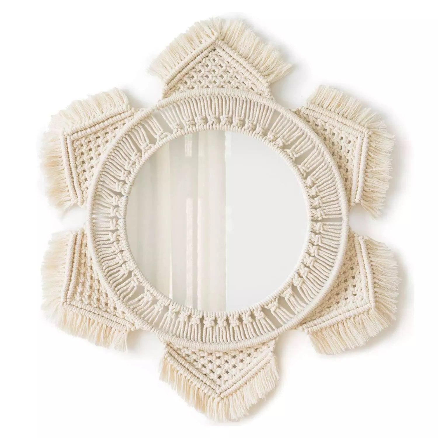 Boho Fringe Mirror - Decor Things