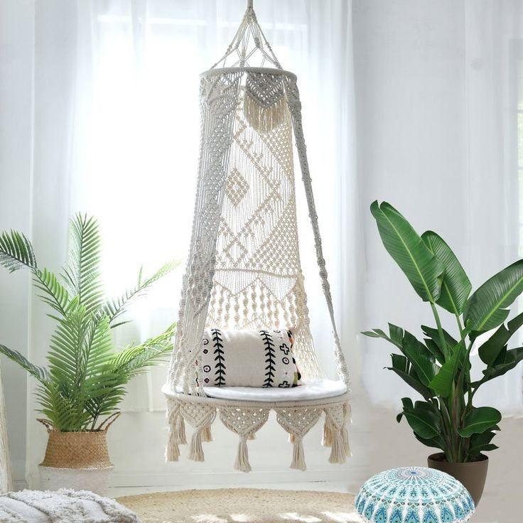 Bohemian macrame swing - Decor Things