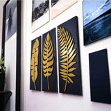 Golden leaf wall decor - Decor Things