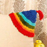 Curve rainbow cushion cover - Decor Things