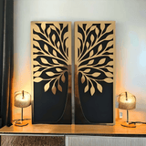 Golden tree wall decor (Dark) - Decor Things