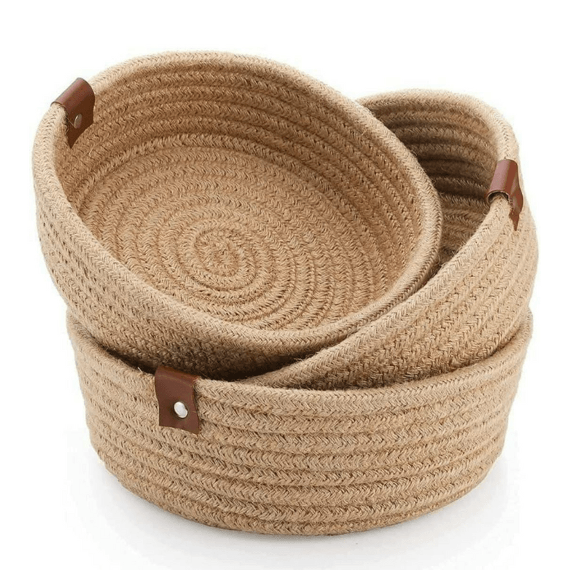 Jute Basket Set of 3 - Decor Things