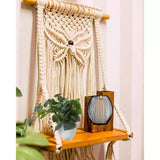 Butterfly macrame shelf - Decor Things