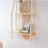 Macrame double shelf - Decor Things