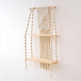 Macrame double shelf - Decor Things