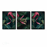 Tropical vibes wall art set of 3 - Decor Things