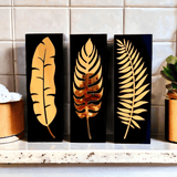 Golden leaf wall decor - Decor Things