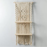 Macrame 2 tier shelf - Decor Things