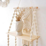 Macrame double shelf - Decor Things