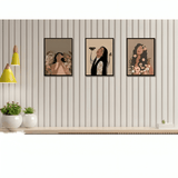 Modern girl wall art set of 3 - Decor Things