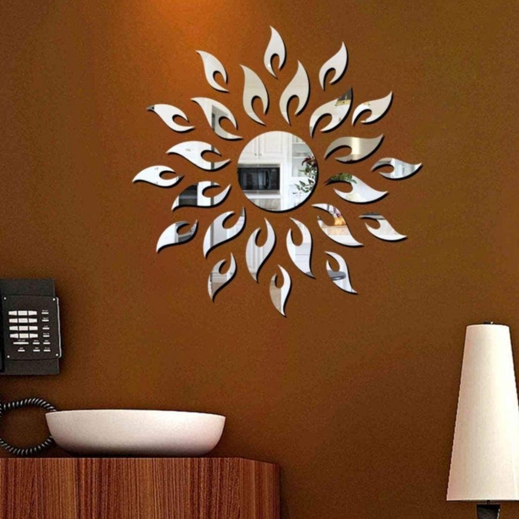 Sun Acrylic Mirror Stickers - Decor Things