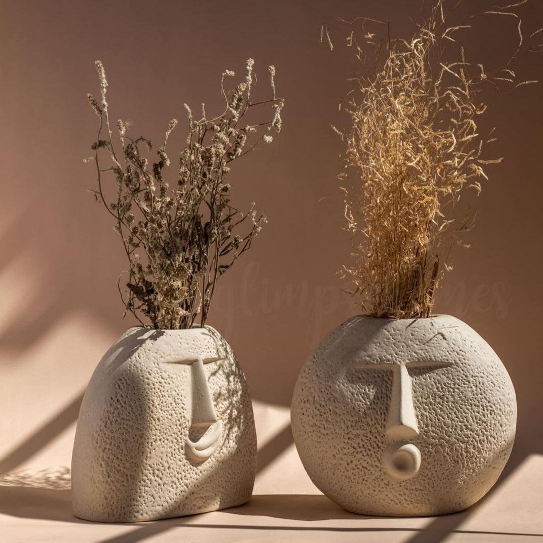 Face Vase set of 2 - Decor Things