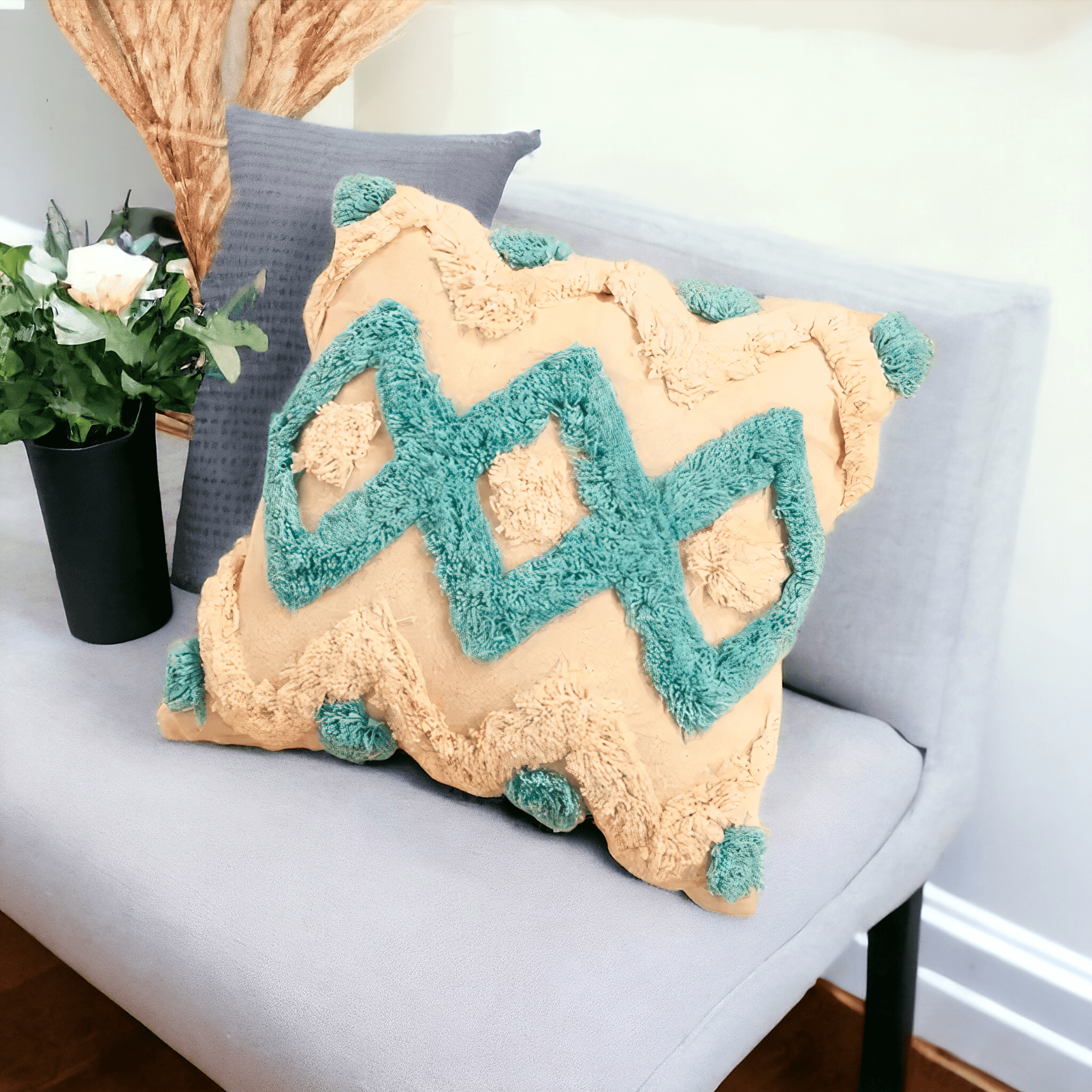 Wave tufted Cushion Cover - Decor Things