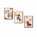 Flowerpot wall art set of 3 - Decor Things