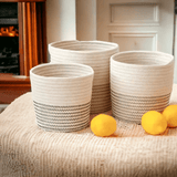 Cotton Basket Set of 3 - Decor Things