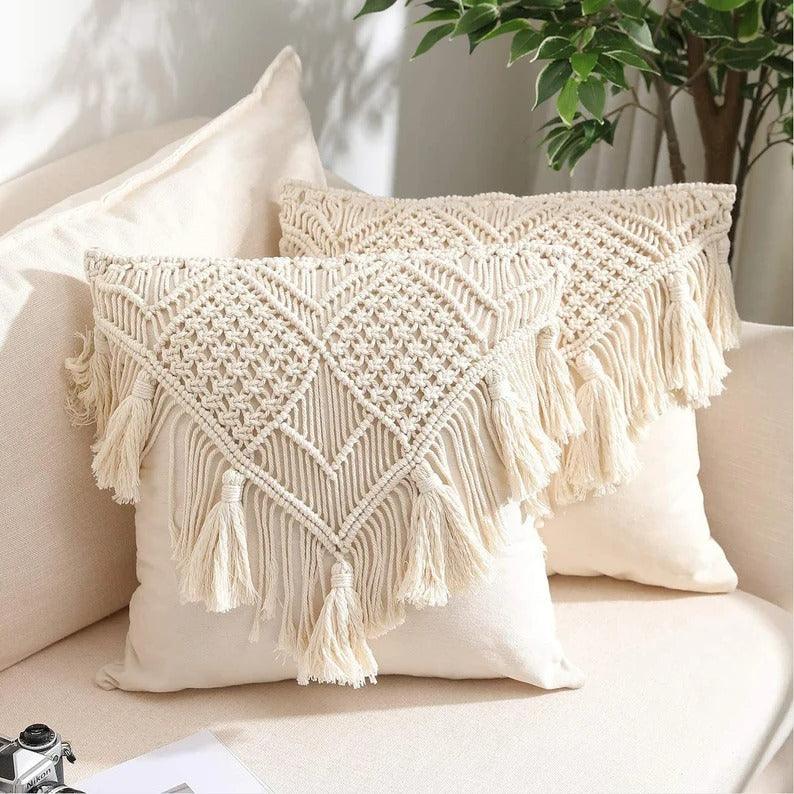 Macrame Cushion Cover Set of 2 - Decor Things