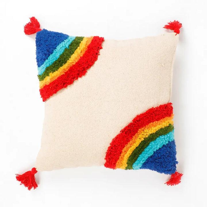 Curve rainbow cushion cover - Decor Things