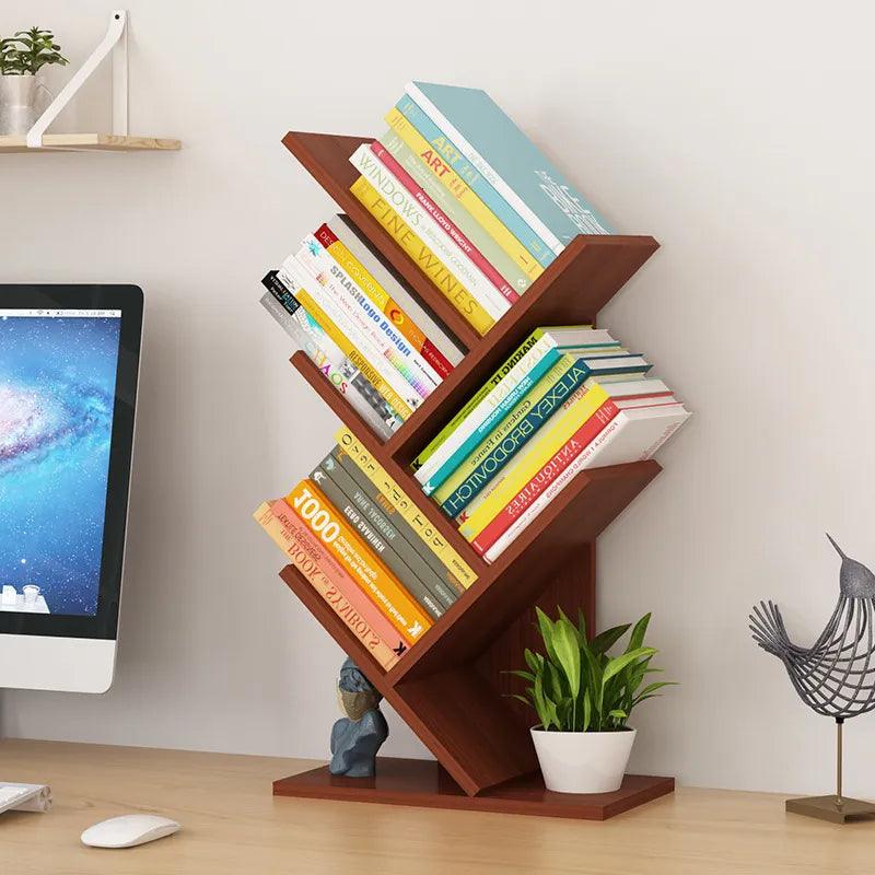 Brown book shelf - Decor Things