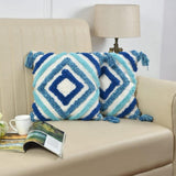 Blue diamond cushion set of 2 - Decor Things