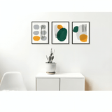 Modern wall art set of 3 - Decor Things