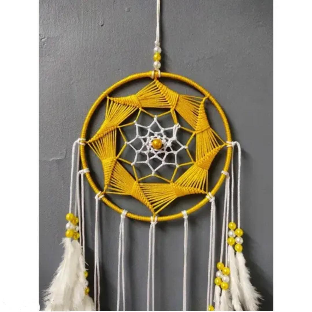 Feather round dreamcatcher - Decor Things