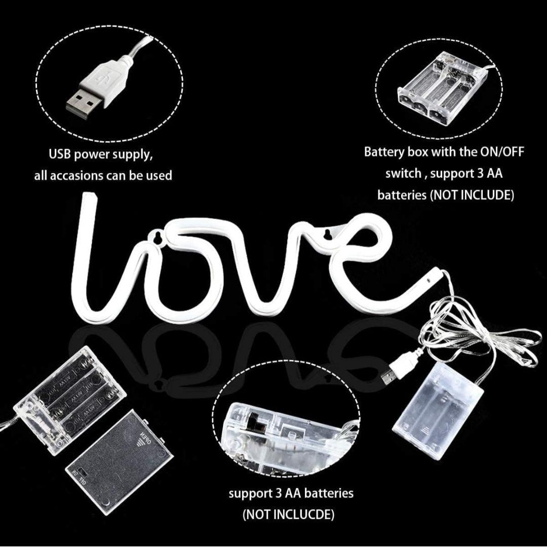 Love led light (warm) - Decor Things