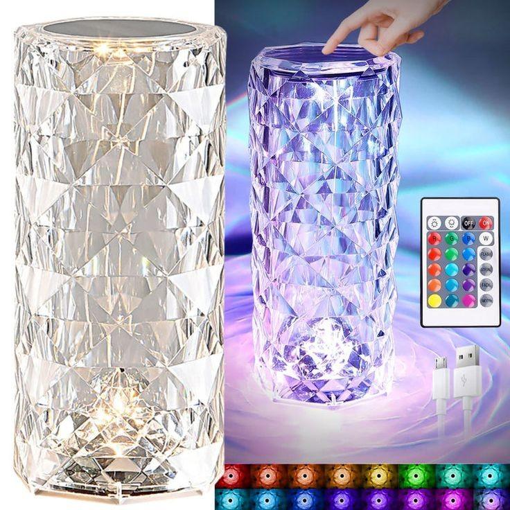 Crystal table lamp - Decor Things