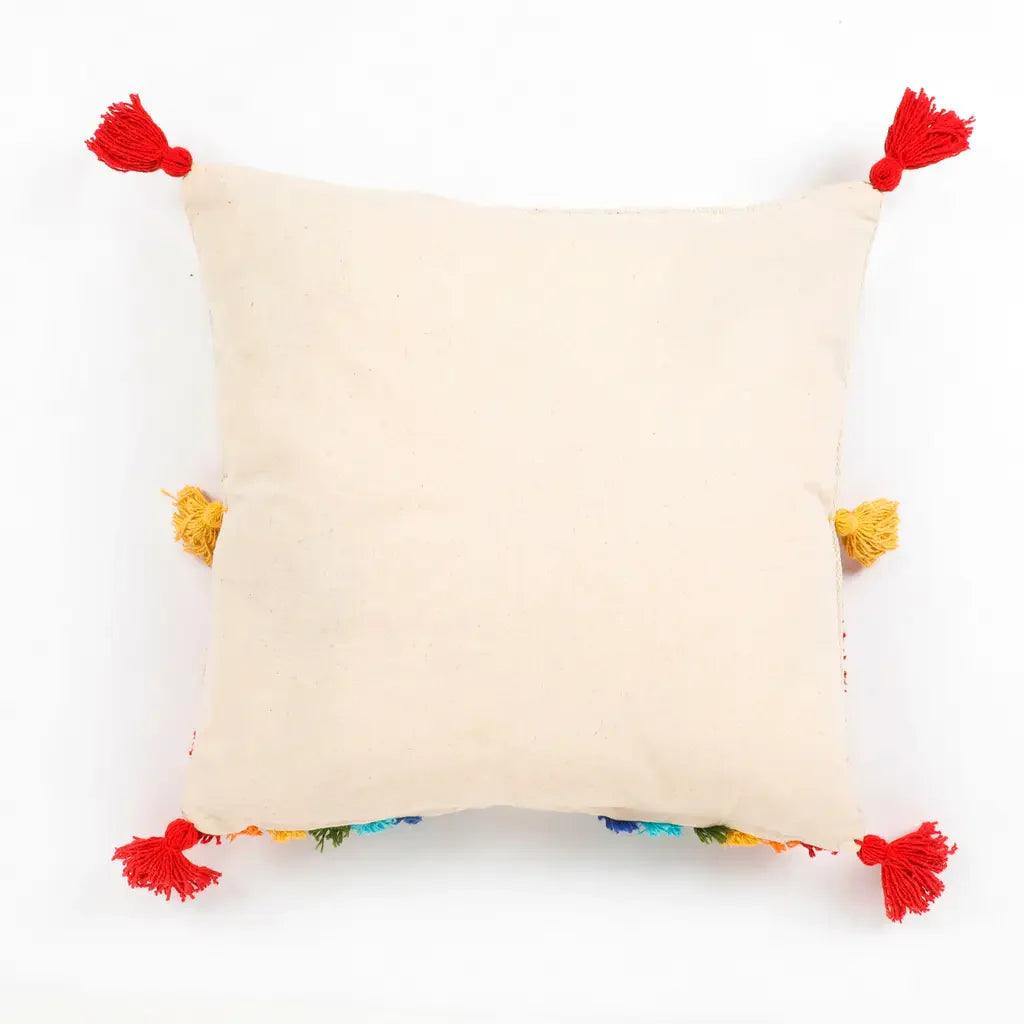 Rainbow Tufted cushion cover - Decor Things