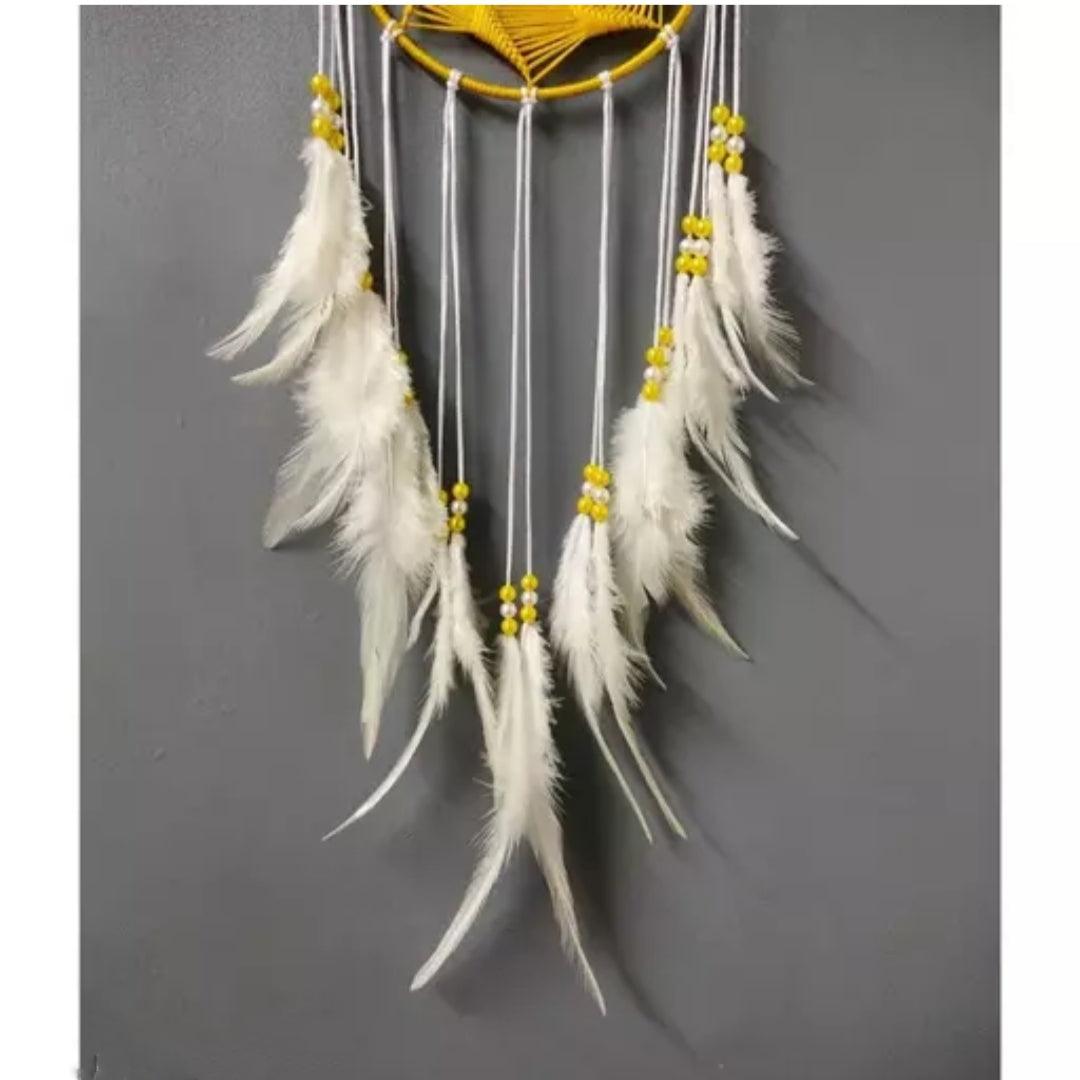 Feather round dreamcatcher - Decor Things