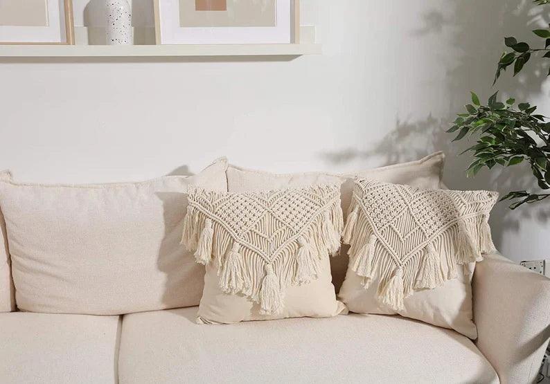 Macrame Cushion Cover Set of 2 - Decor Things