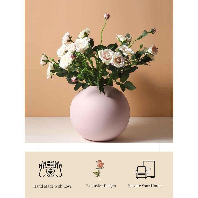 Pink round Vase - Decor Things