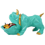 Bulldog Storage sculpture (Skyblue) - Decor Things