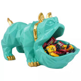 Bulldog Storage sculpture (Skyblue) - Decor Things