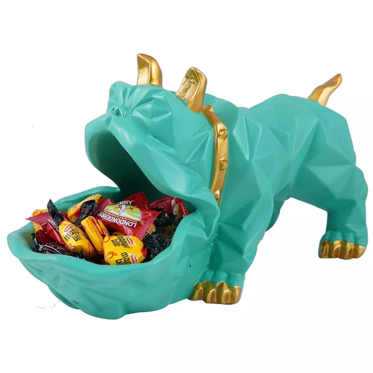 Bulldog Storage sculpture (Skyblue) - Decor Things