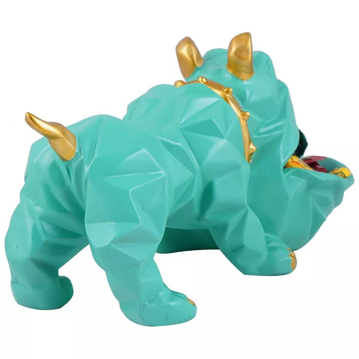 Bulldog Storage sculpture (Skyblue) - Decor Things