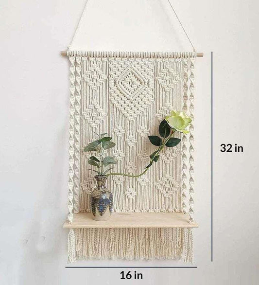 Wooden Shelf - Decor Things